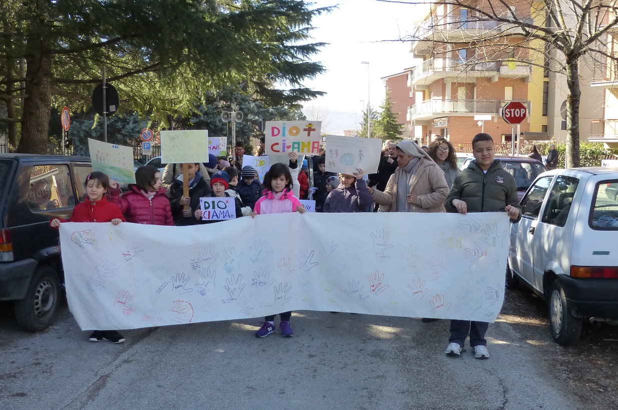 Domenica 2 Marzo: Marcia per bambini e genitori per inneggiare alla vita dono del Signore