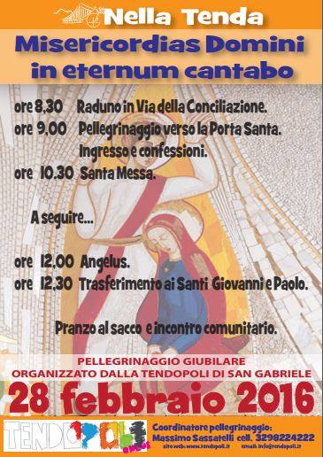 Locandina Evento Giubileo Roma